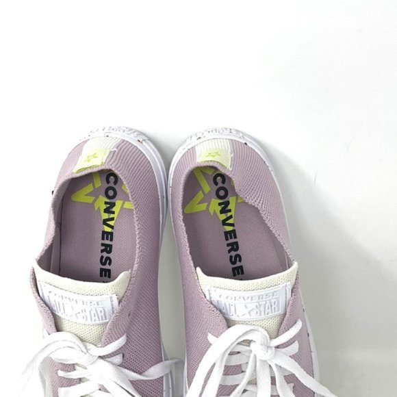 💖MEGA SALE💖Converse CTAS Shoes Women OX Knit Himalayan Salt White  171490C - Picture 10 of 10